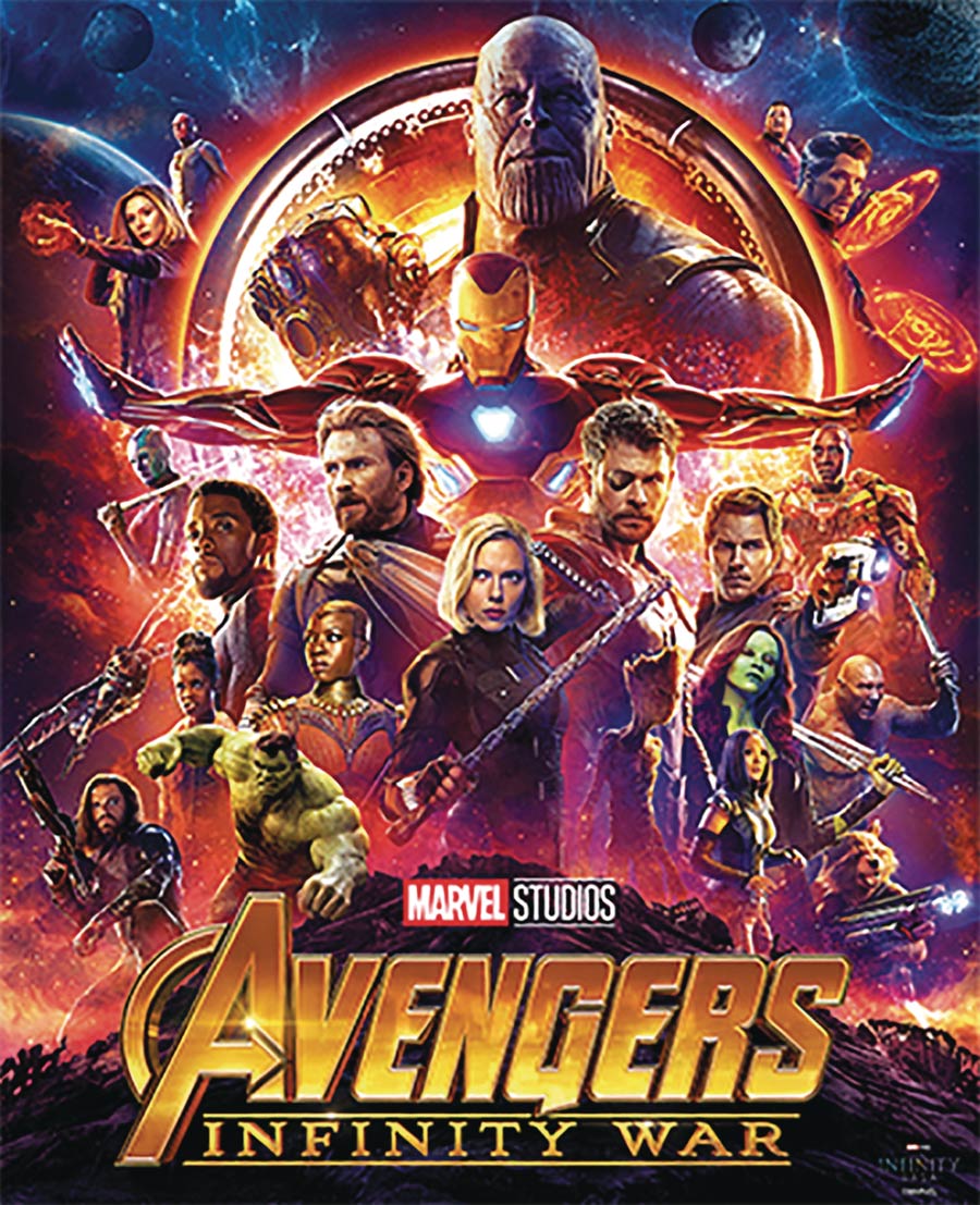 Marvel Cinematic Universe 16-Inch Wooden Wall Art - Avengers Infinity War