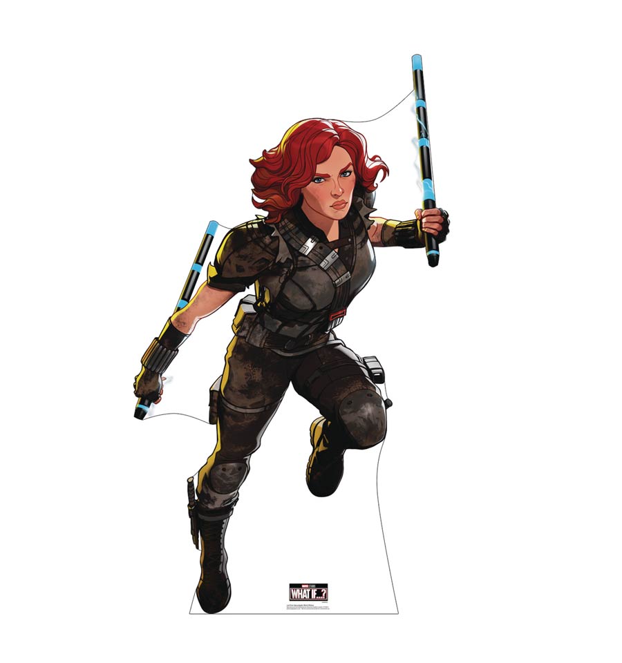 Marvel What If Standee - Post-Apocalyptic Black Widow America
