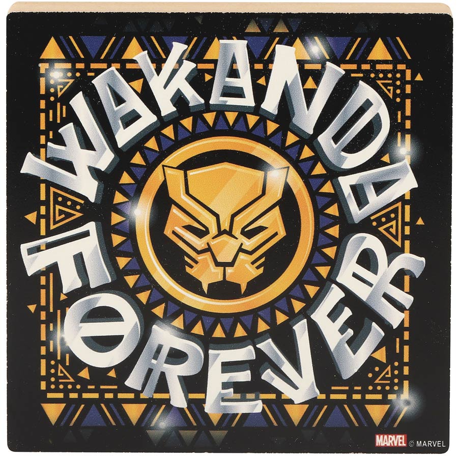 Marvel Chunky Wood Art - Wakanda