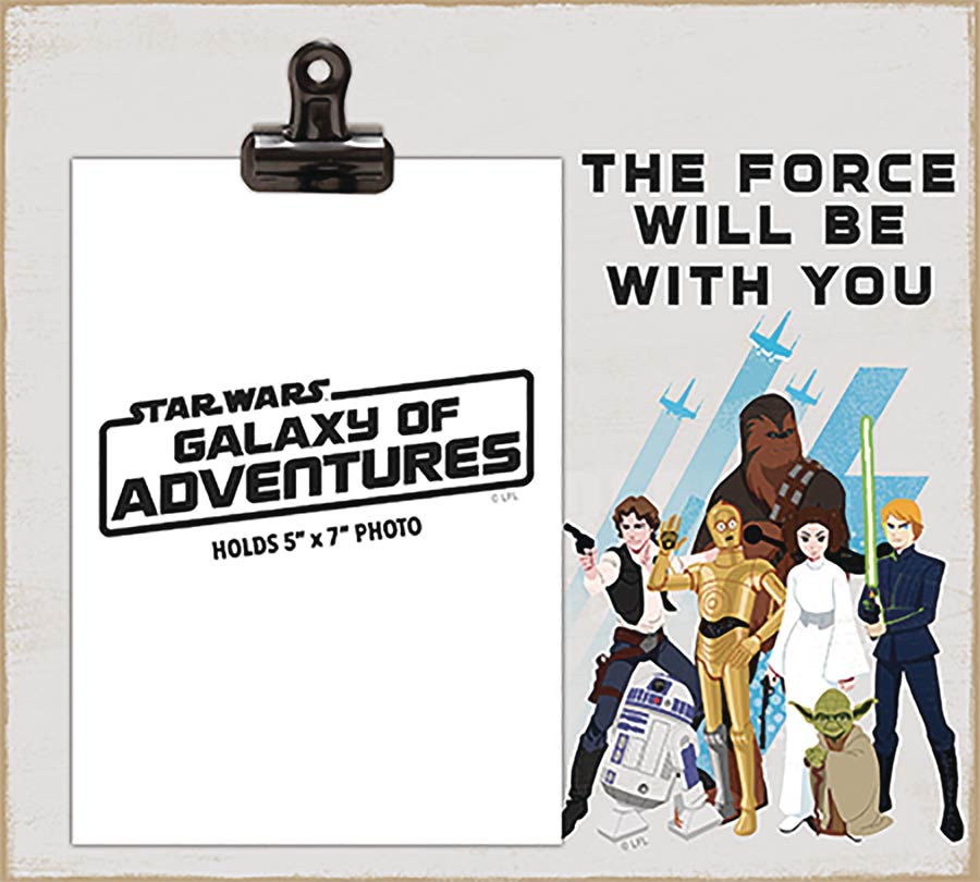 Star Wars Photo Frame With Clip - Force Will Be With You Always