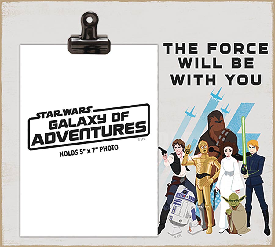 Star Wars Photo Frame With Clip - Force Will Be With You Always