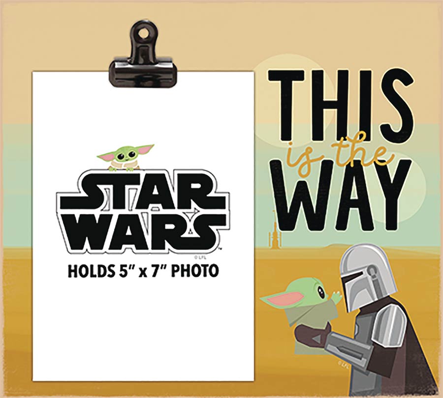 Star Wars Photo Frame With Clip - This Is The Way
