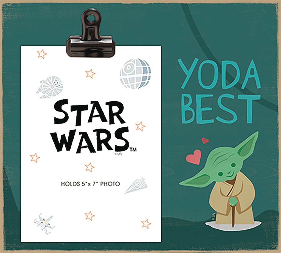 Star Wars Photo Frame With Clip - Yoda