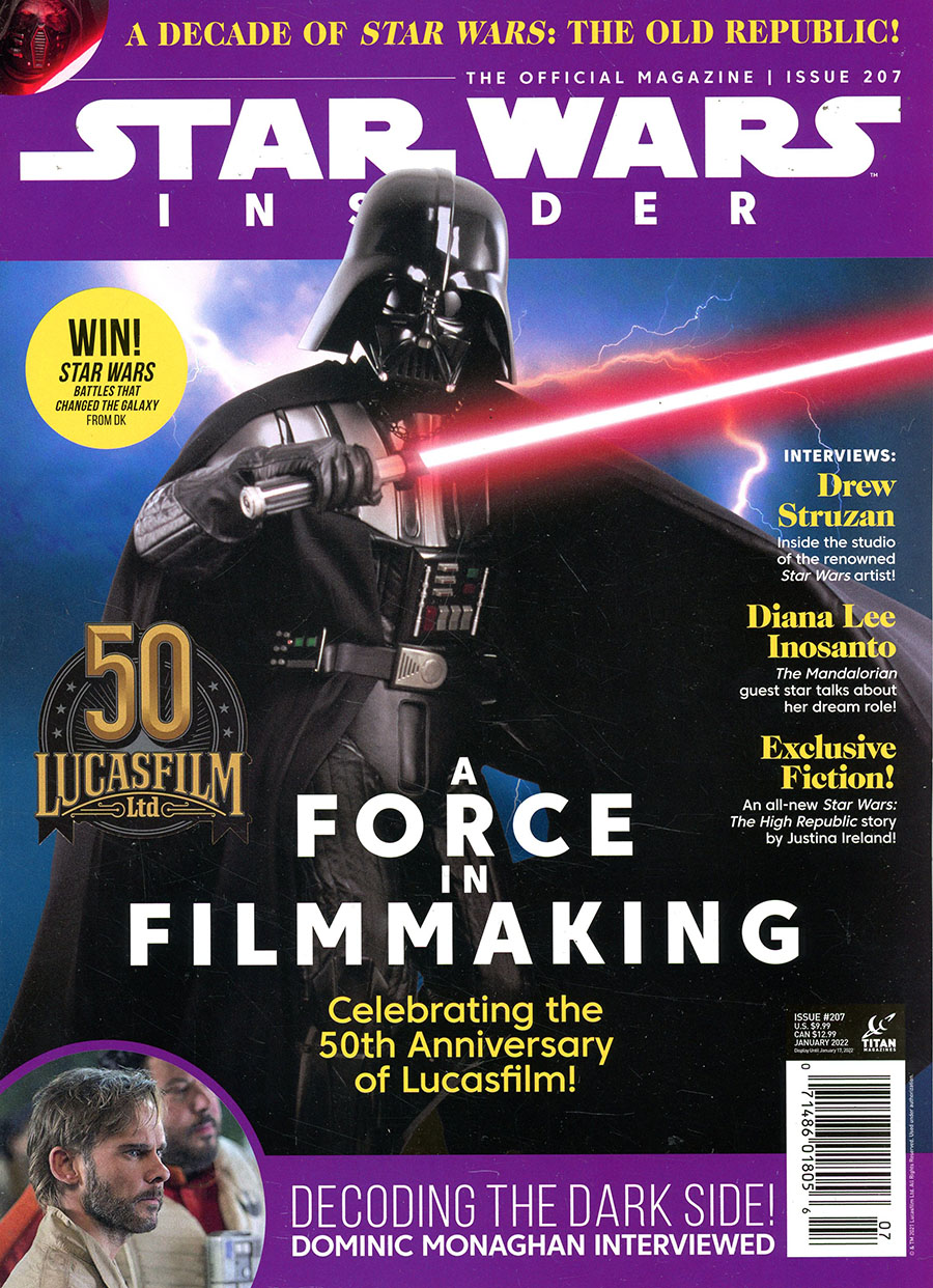 Star Wars Insider #207 January 2022 Newsstand Edition
