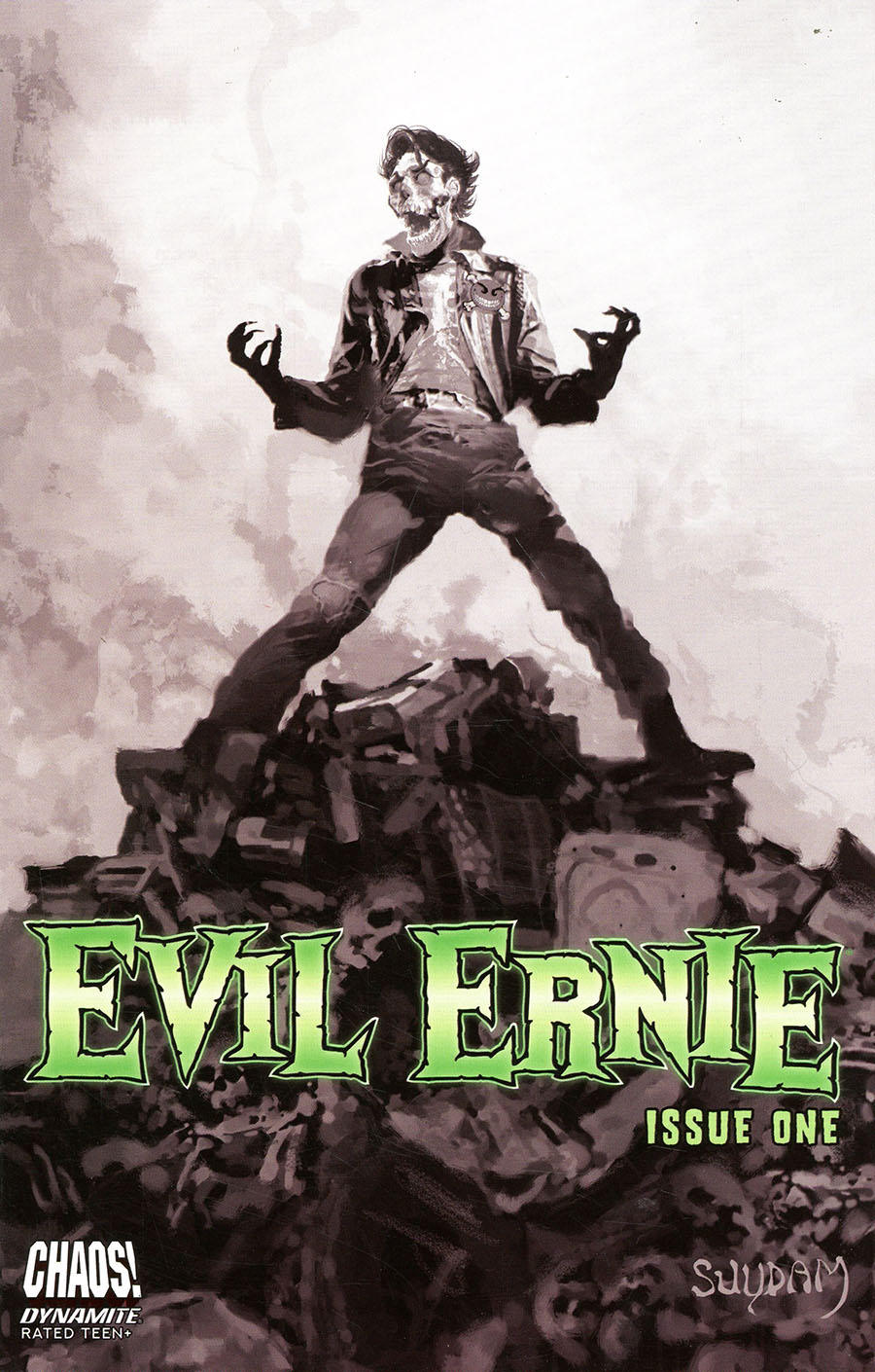 Evil Ernie Vol 5 #1 Cover E Incentive Arthur Suydam Black & White Cover