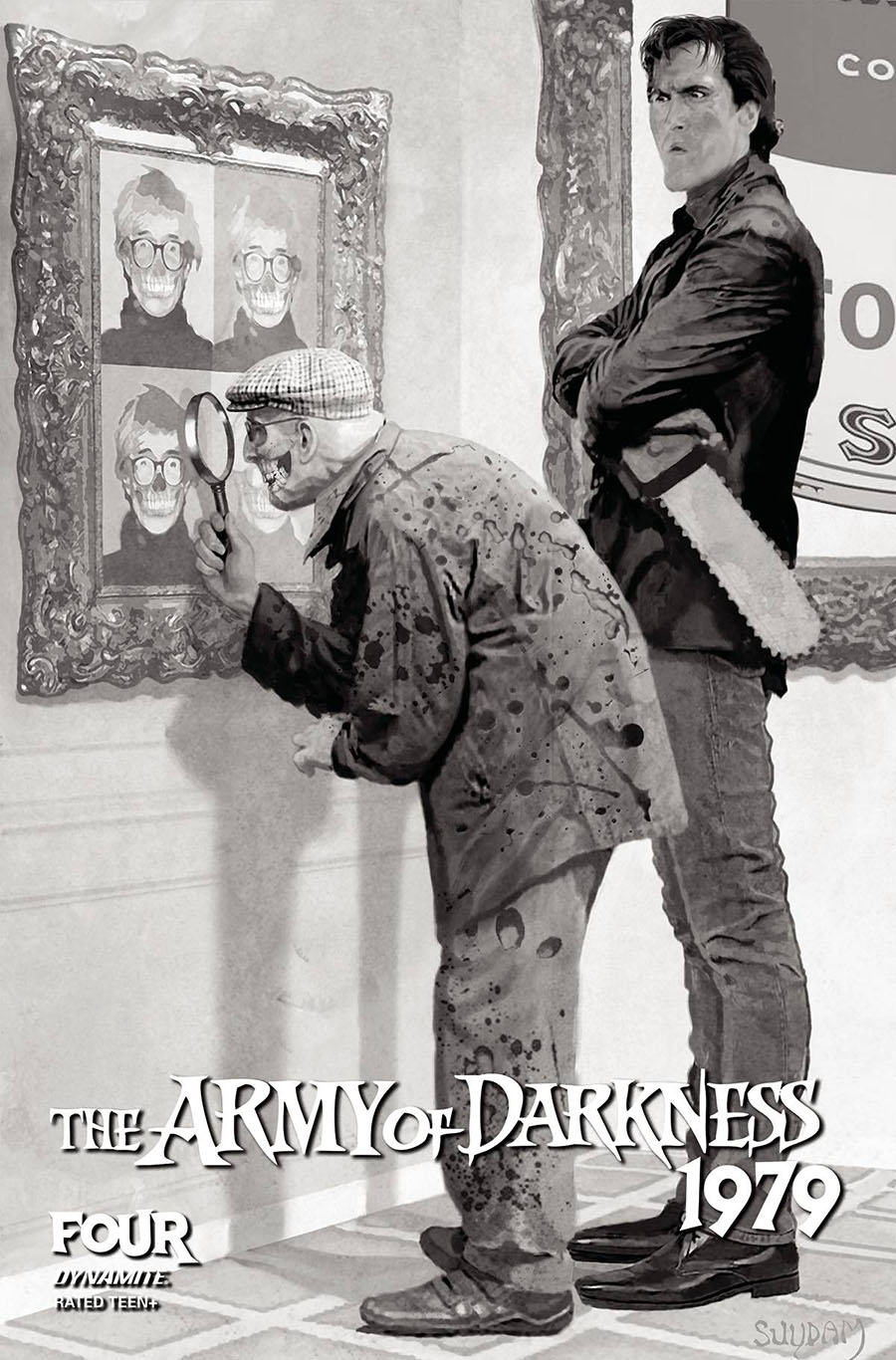 Army Of Darkness 1979 #4 Cover E Incentive Arthur Suydam Black & White Cover