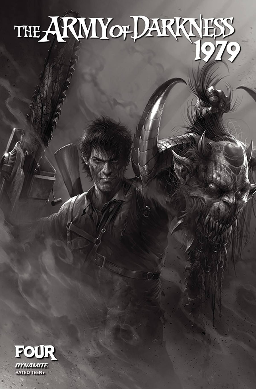 Army Of Darkness 1979 #4 Cover H Incentive Francesco Mattina Black & White Cover