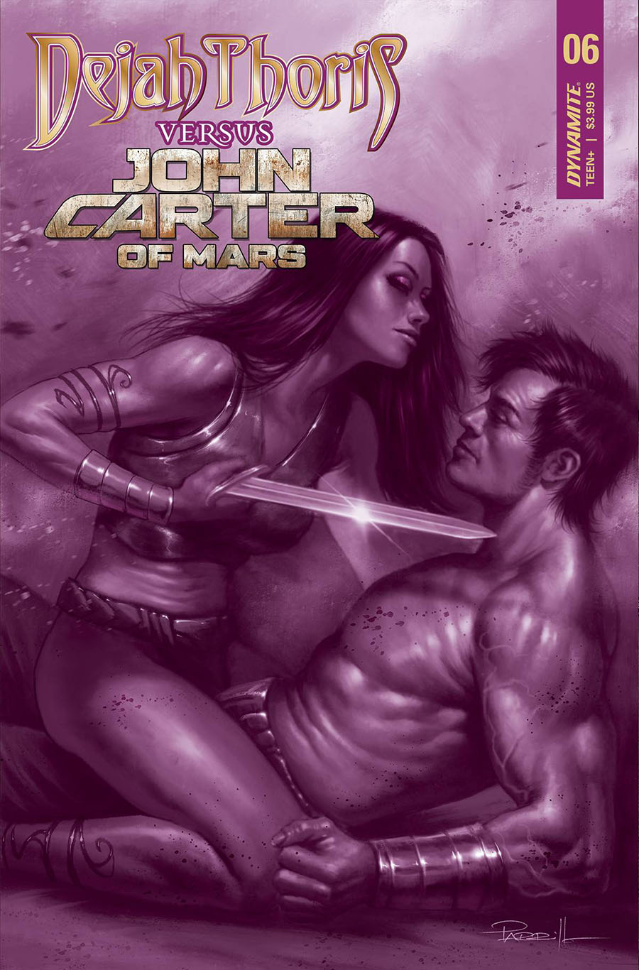 Dejah Thoris Versus John Carter Of Mars #6 Cover F Incentive Lucio Parrillo Tint Cover