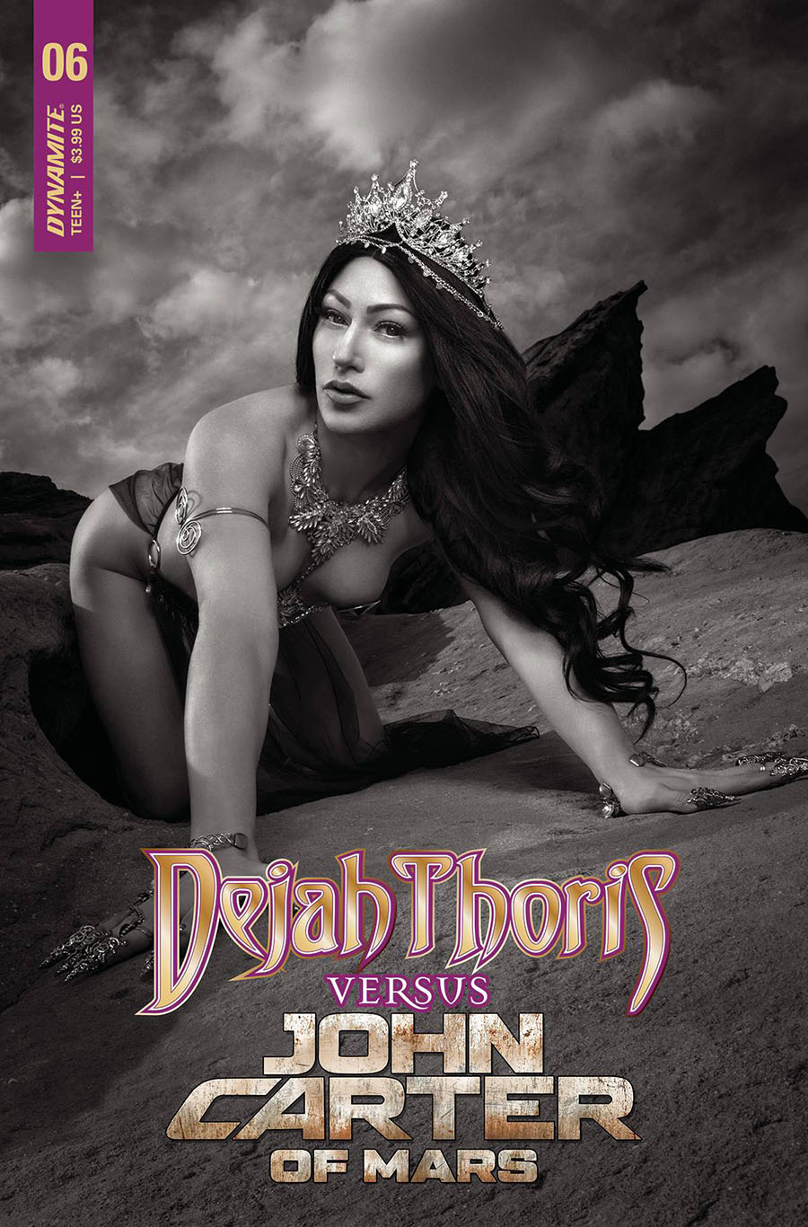 Dejah Thoris Versus John Carter Of Mars #6 Cover G Incentive Rachel Hollon Cosplay Photo Black & White Cover