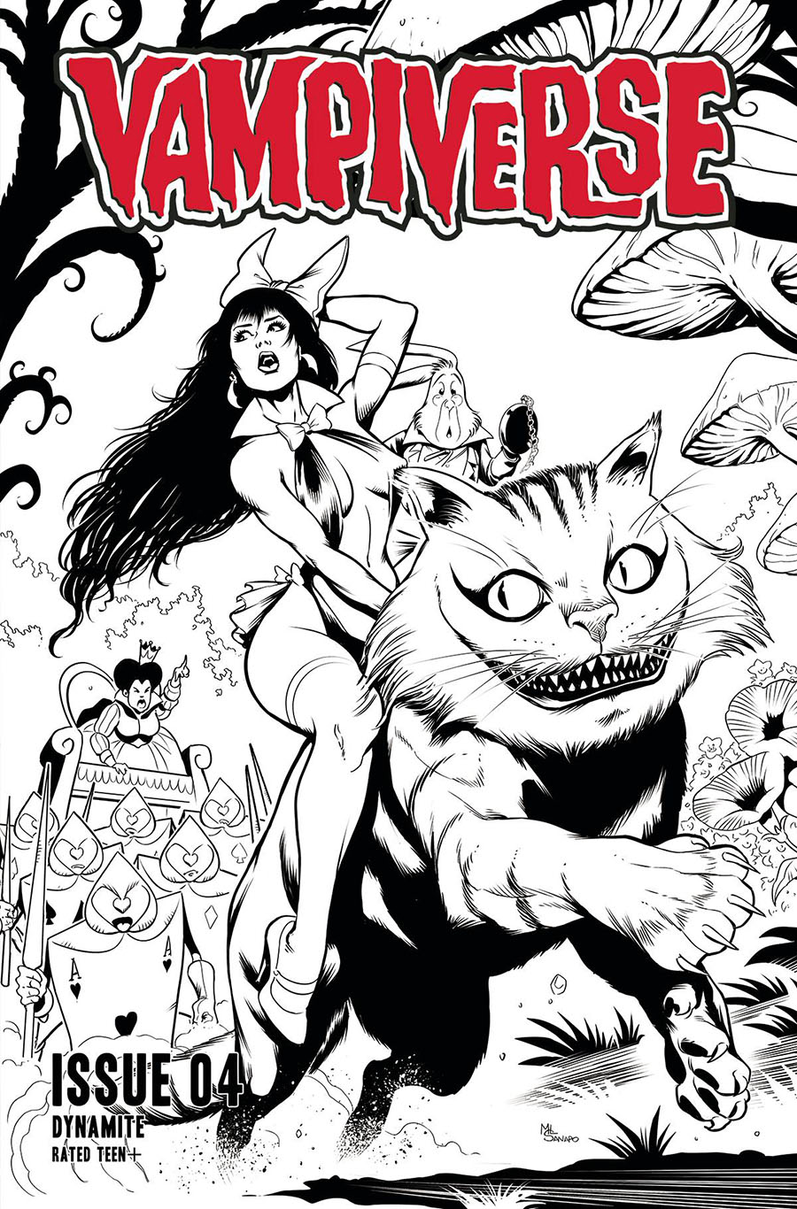 Vampiverse #4 Cover I Incentive Maria Laura Sanapo Line Art Cover