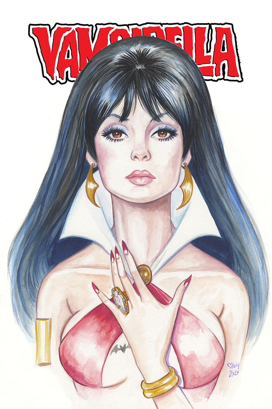 Holly Golightlys Vampirella Magazine 1972 Annual Reprint Crowdfunder Exclusive Variant Cover