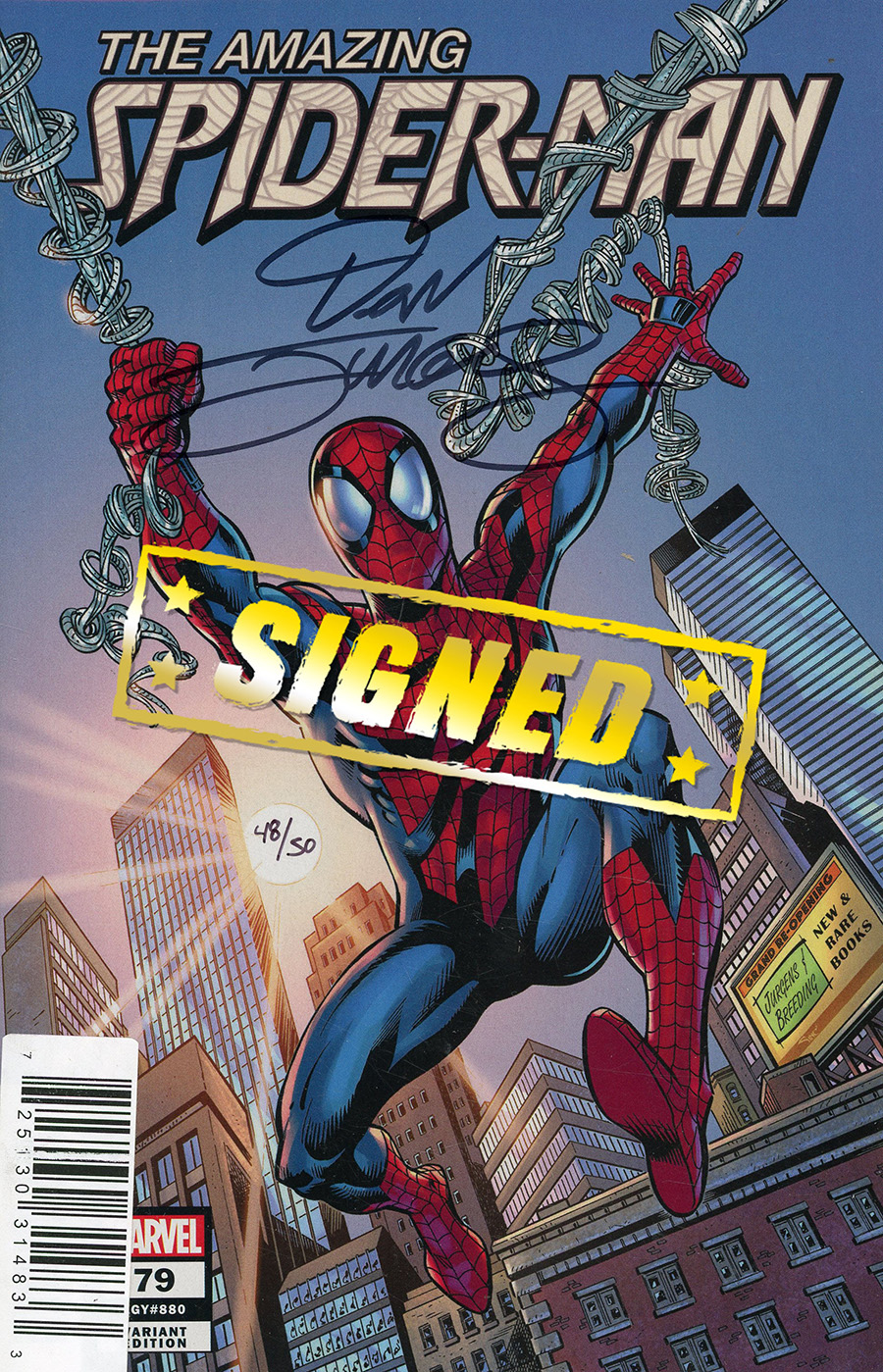 Amazing Spider-Man Vol 5 #79 Cover D DF Dan Jurgens Variant Cover Signed By Dan Jurgens