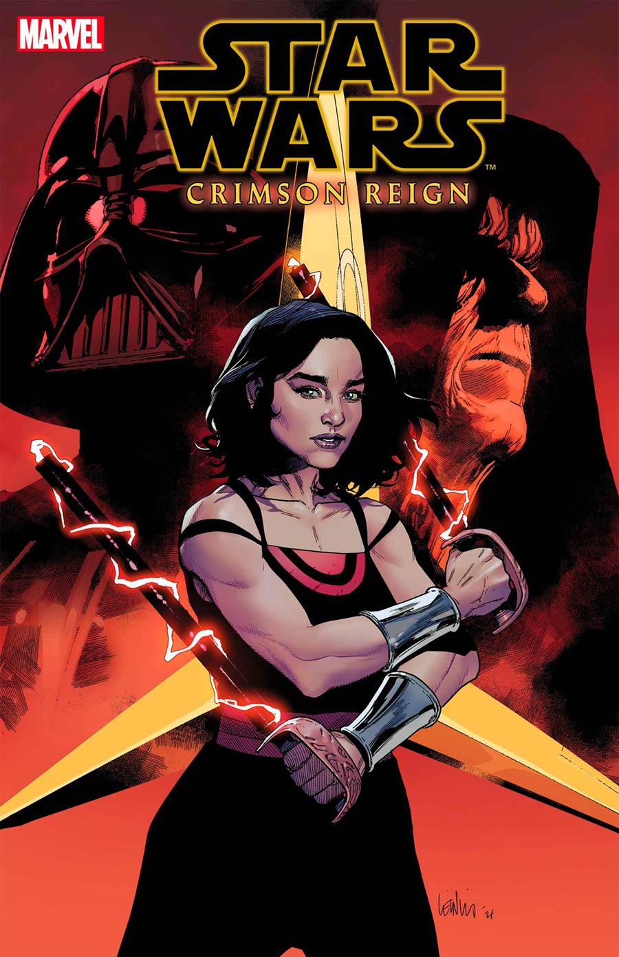 Star Wars Crimson Reign #1 Cover S DF Signed By Charles Soule