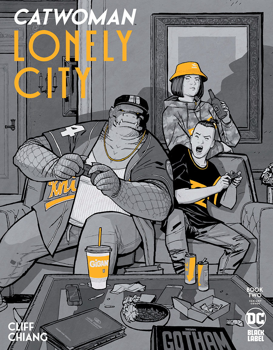 Catwoman Lonely City #2 Cover B Variant Cliff Chiang Cover