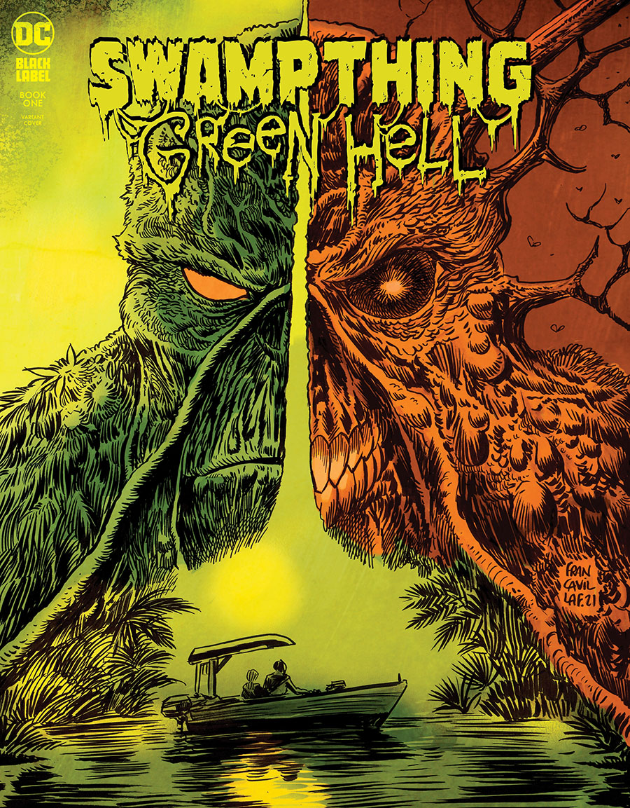 Swamp Thing Green Hell #1 Cover C Incentive Francesco Francavilla Variant Cover