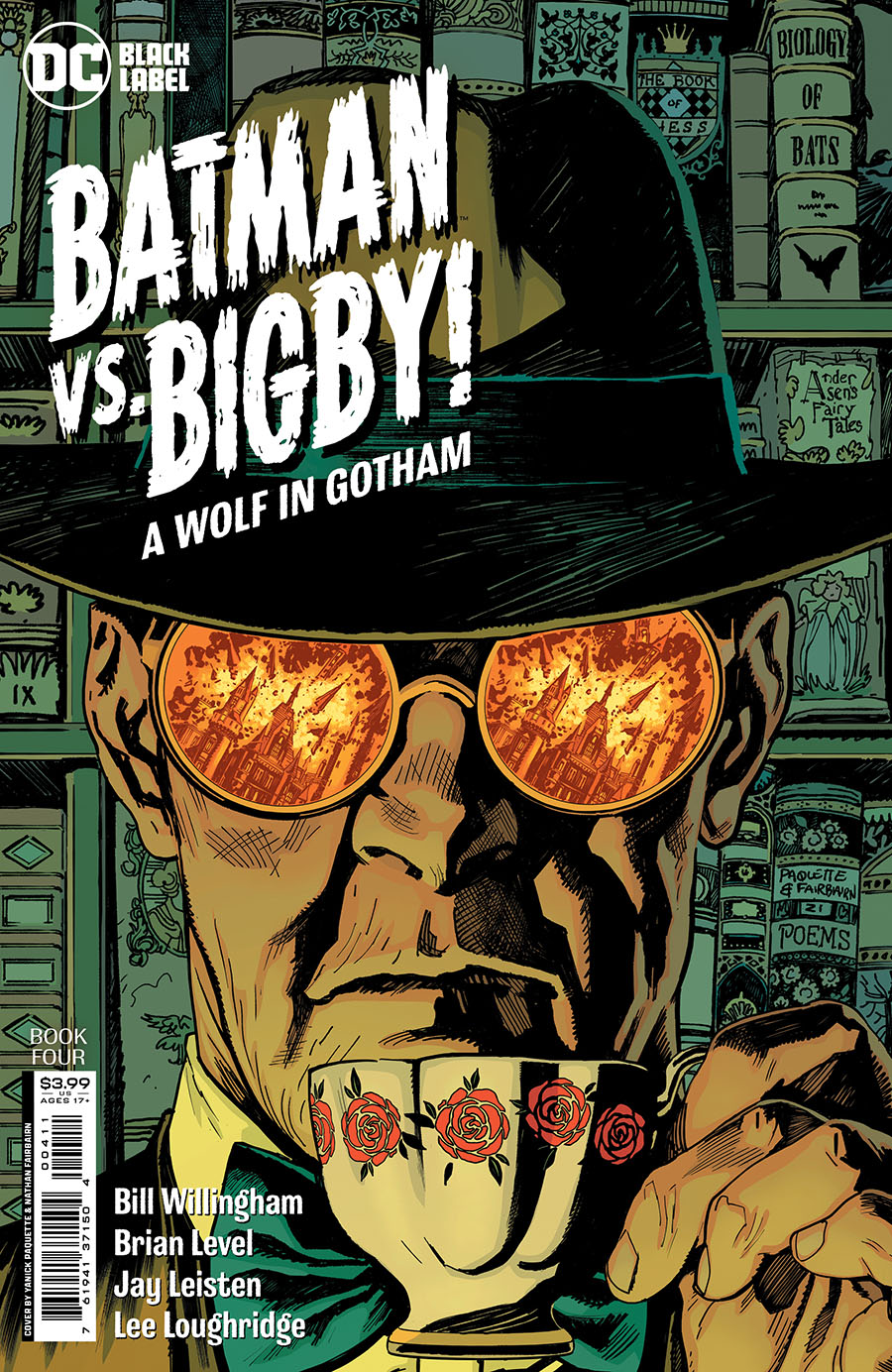 Batman vs Bigby A Wolf In Gotham #4 Cover A Regular Yanick Paquette Cover