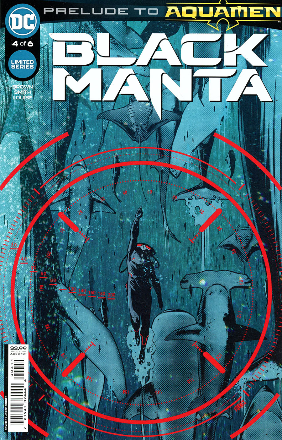 Black Manta #4 Cover A Regular Jorge Fornes Cover
