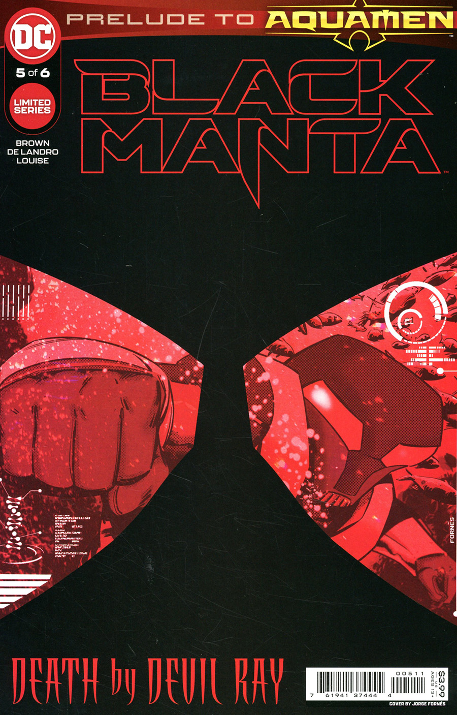 Black Manta #5 Cover A Regular Jorge Fornes Cover
