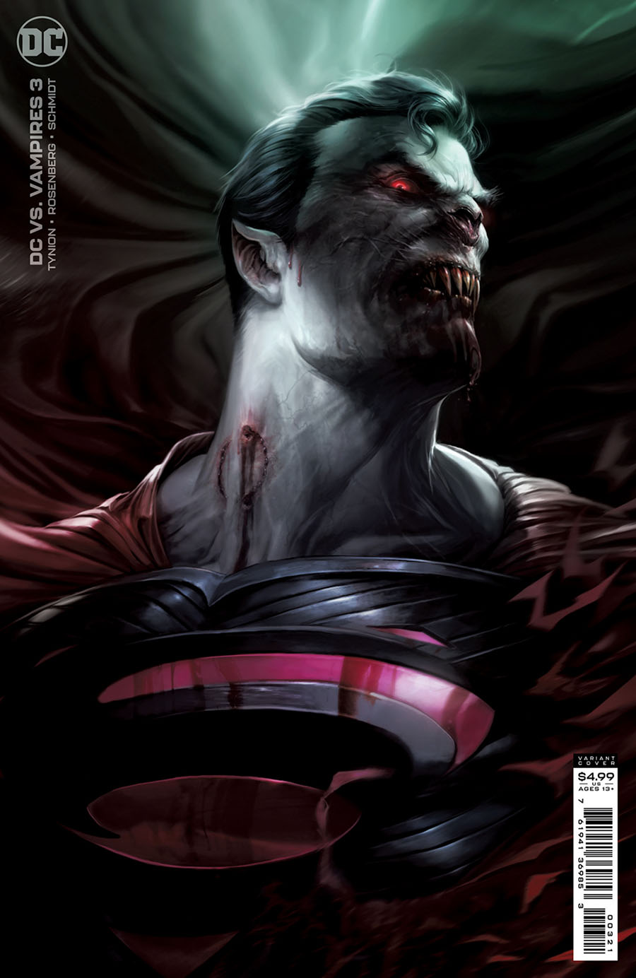 DC vs Vampires #3 Cover B Variant Francesco Mattina Card Stock Cover