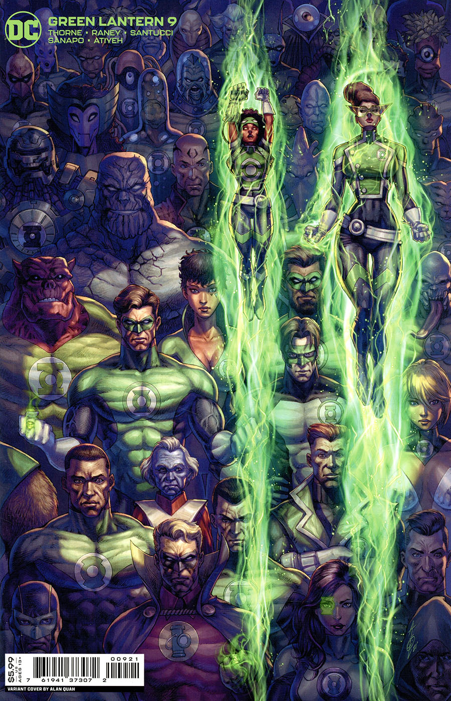 Green Lantern Vol 7 #9 Cover B Variant Alan Quah Card Stock Cover