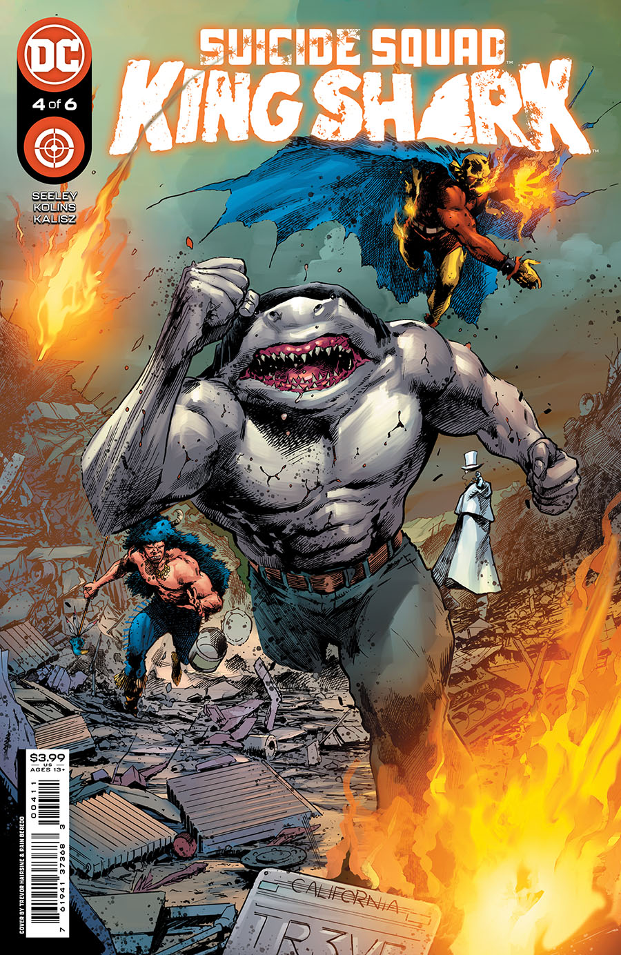 Suicide Squad King Shark #4 Cover A Regular Trevor Hairsine Cover