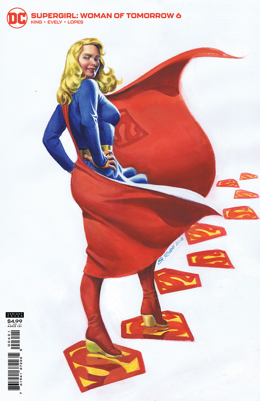 Supergirl Woman Of Tomorrow #6 Cover B Variant Steve Rude Cover