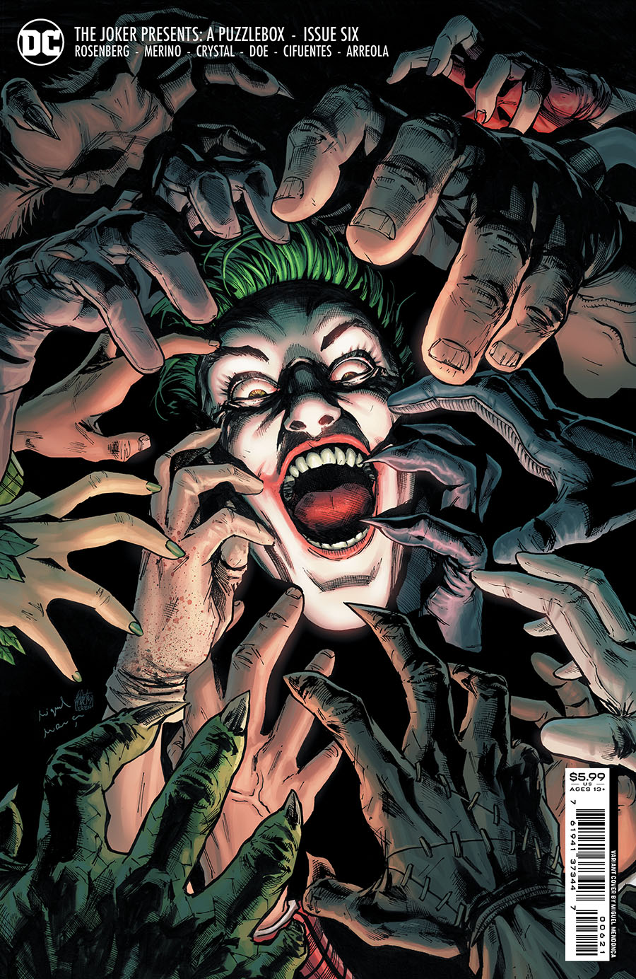 Joker Presents A Puzzlebox #6 Cover B Variant Miguel Mendonca Card Stock Cover
