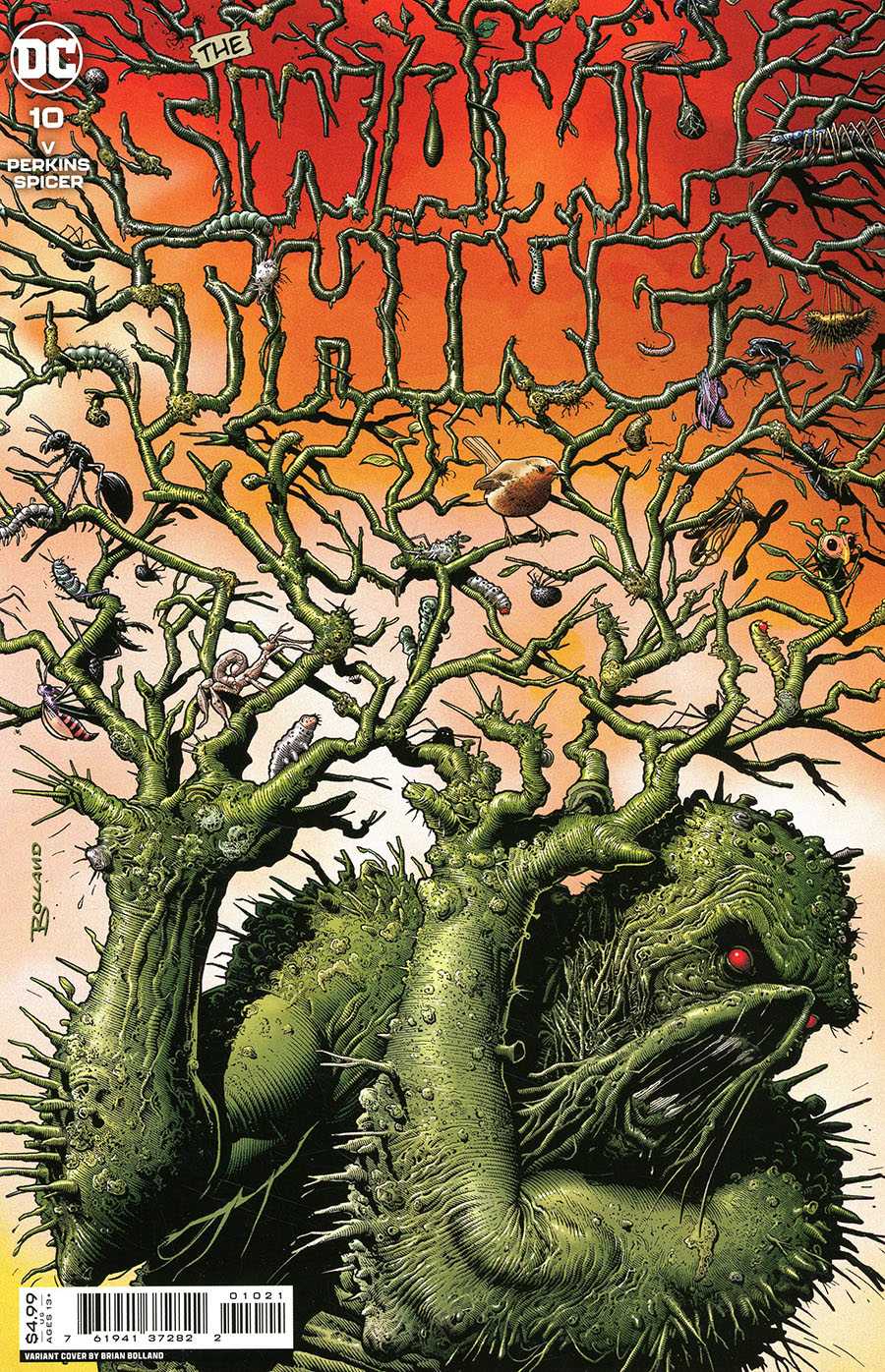 Swamp Thing Vol 7 #10 Cover B Variant Brian Bolland Card Stock Cover