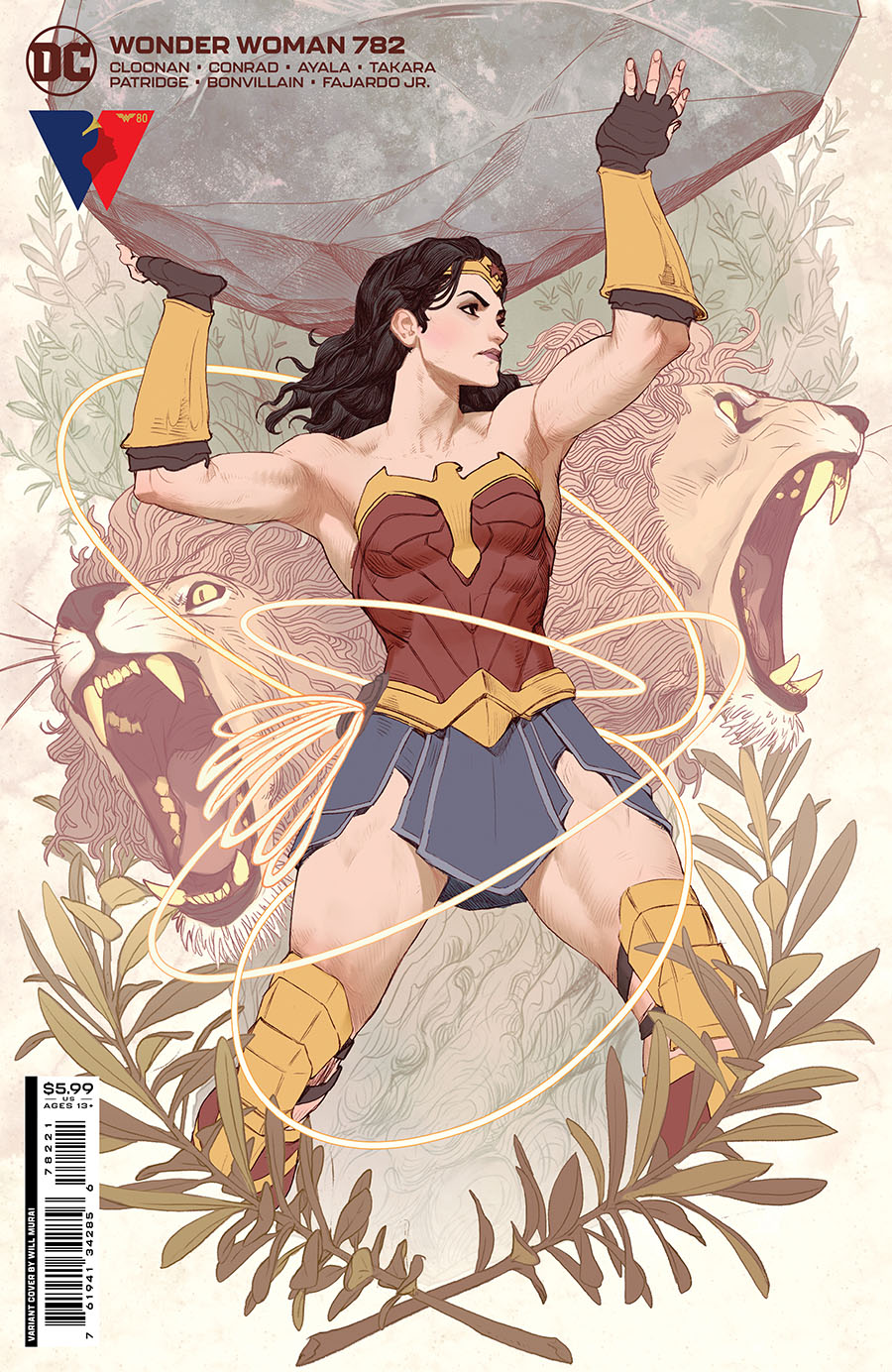 Wonder Woman Vol 5 #782 Cover B Variant Will Murai Card Stock Cover