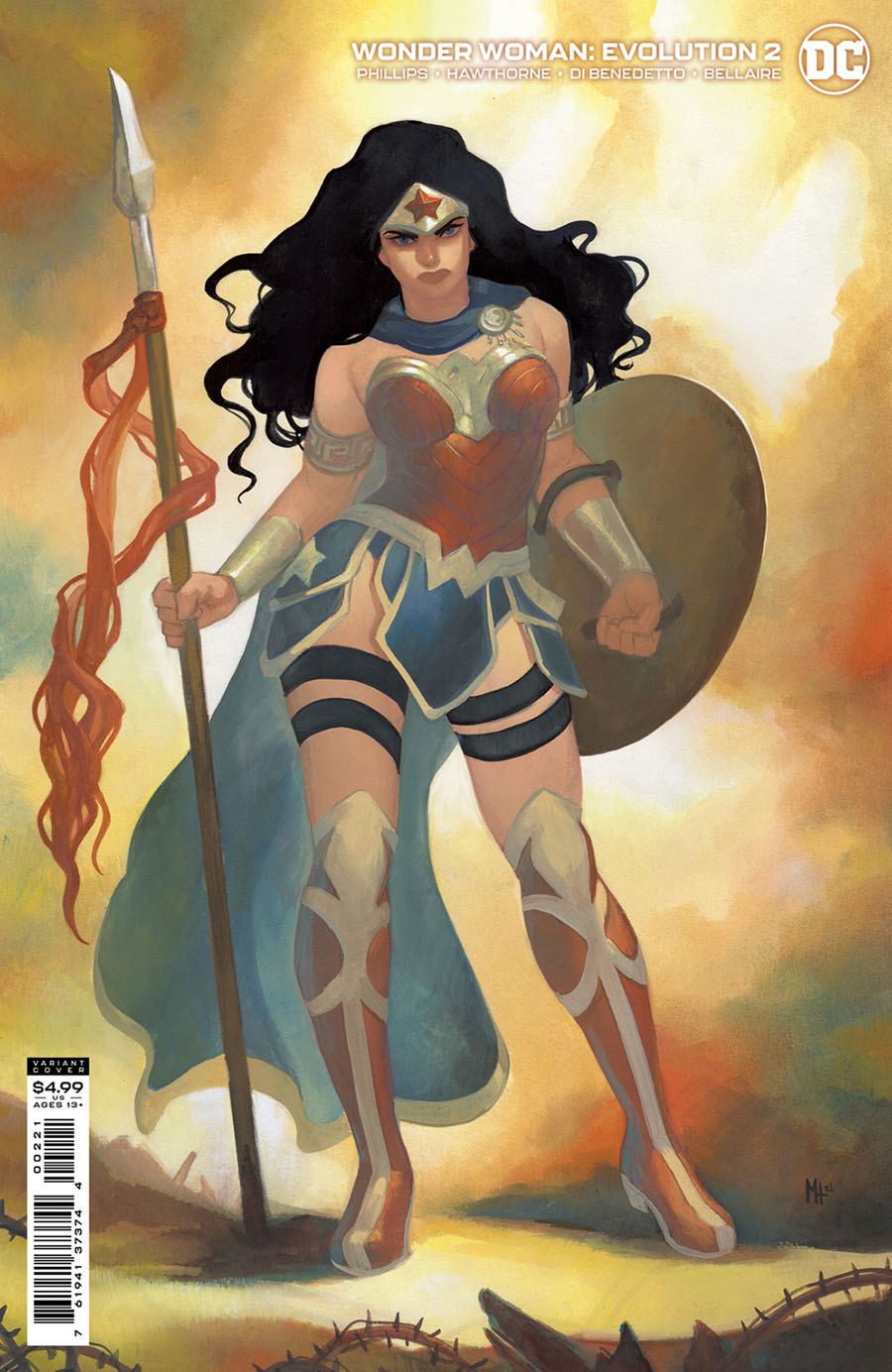Wonder Woman Evolution #2 Cover B Variant Meghan Hetrick Card Stock Cover