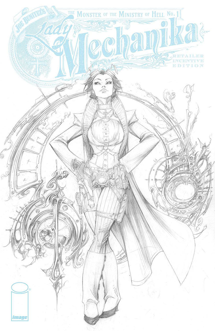 Lady Mechanika Monster Of The Ministry Of Hell #1 Cover C Incentive Joe Benitez Variant Cover