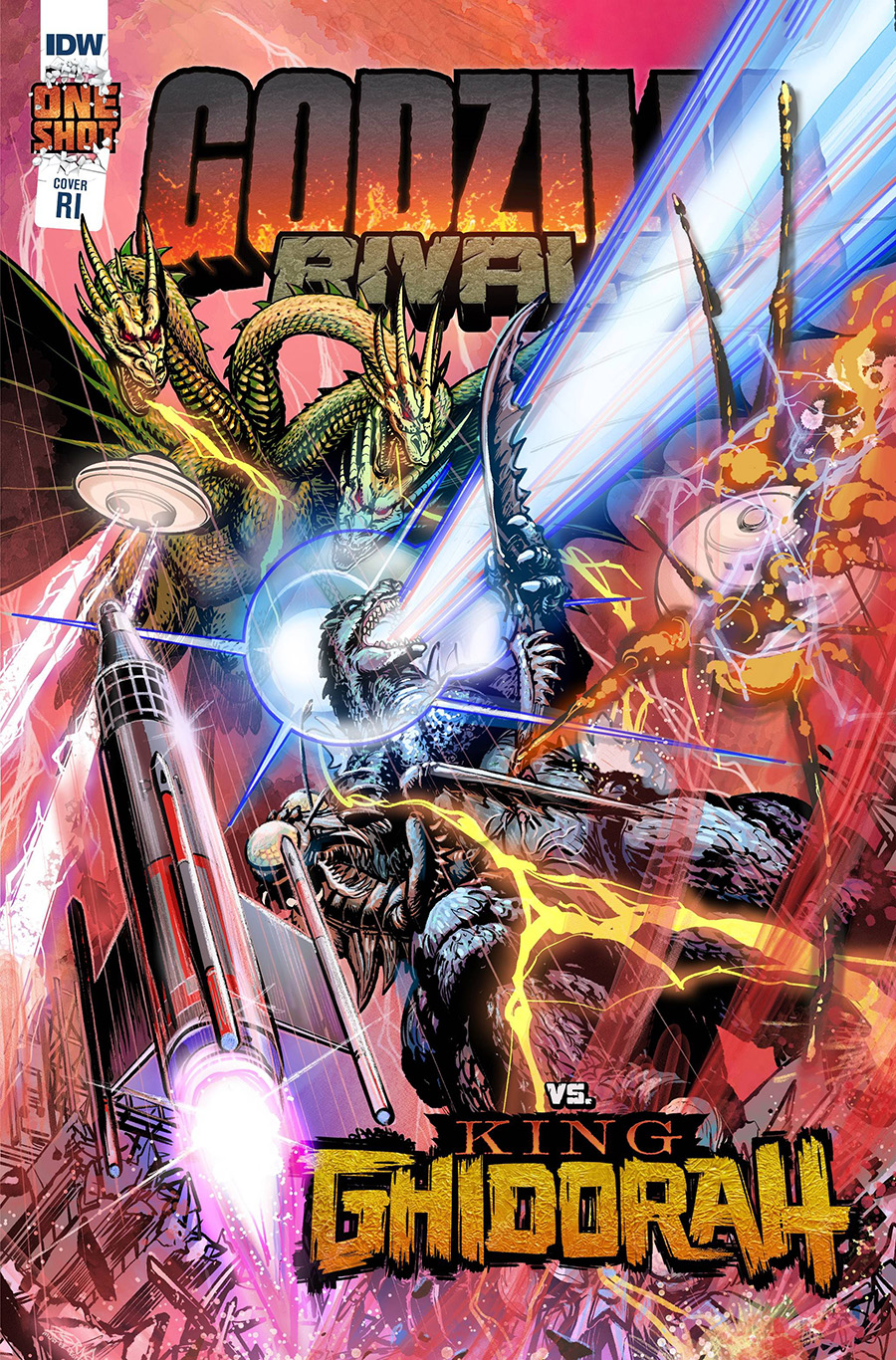 Godzilla Rivals vs King Ghidorah #1 (One Shot) Cover B Incentive Jeff Zornow Variant Cover