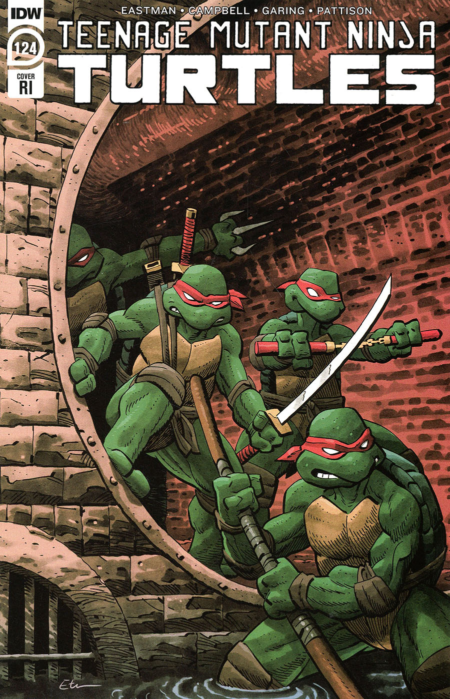 Teenage Mutant Ninja Turtles Vol 5 #124 Cover C Incentive Ethan Young Variant Cover