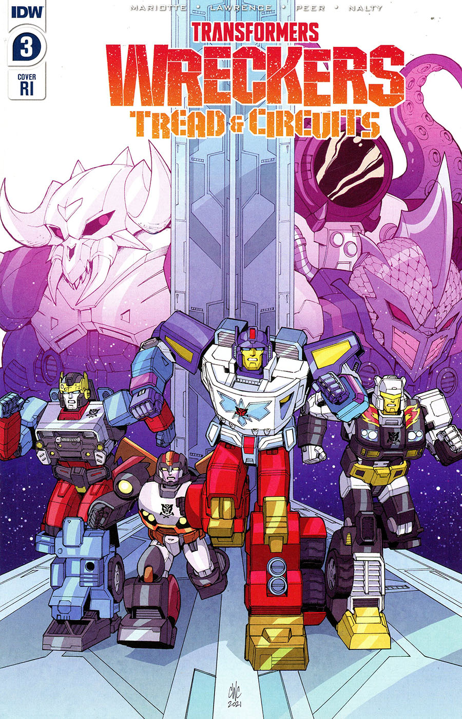 Transformers Wreckers Tread & Circuits #3 Cover C Incentive Casey W Coller Variant Cover