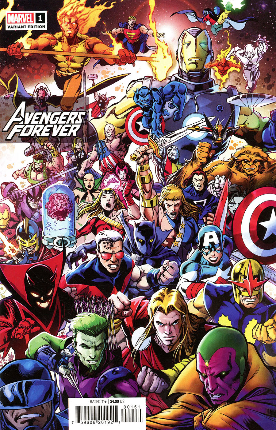 Avengers Forever Vol 2 #1 Cover E Incentive Carlos Pacheco Remastered Variant Cover