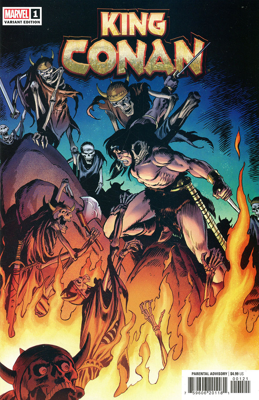 King Conan Vol 2 #1 Cover H Incentive John Buscema Hidden Gem Variant Cover