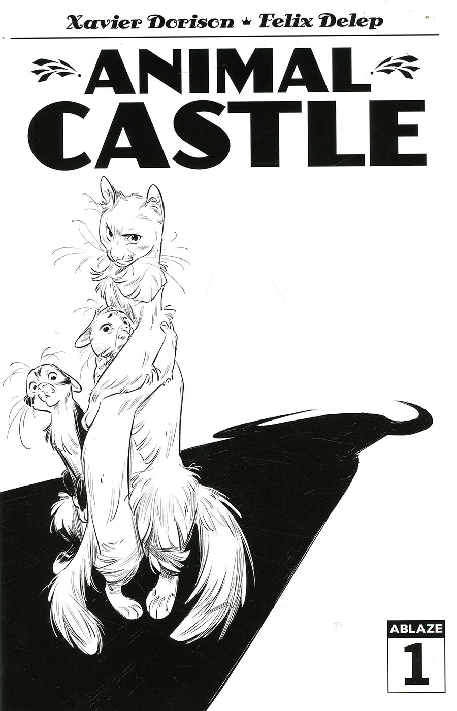 Animal Castle #1 Cover F Incentive Felix Delep Miss Bangalore & Kids Line Art Cover (Limit 1 Per Customer)