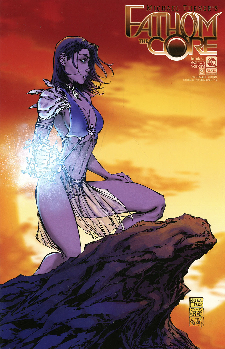 Fathom The Core #2 Cover C Limited Edition Michael Turner Variant Cover