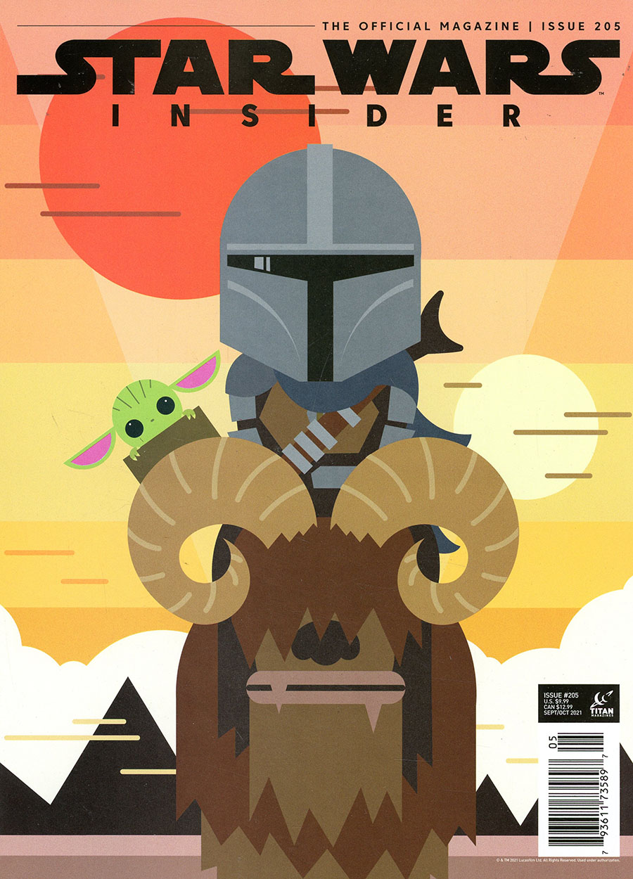 Star Wars Insider #205 September / October 2021 Variant Cover