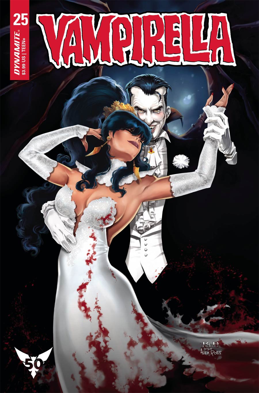 Vampirella Vol 8 #25 Cover Z-D Variant RB White Cover