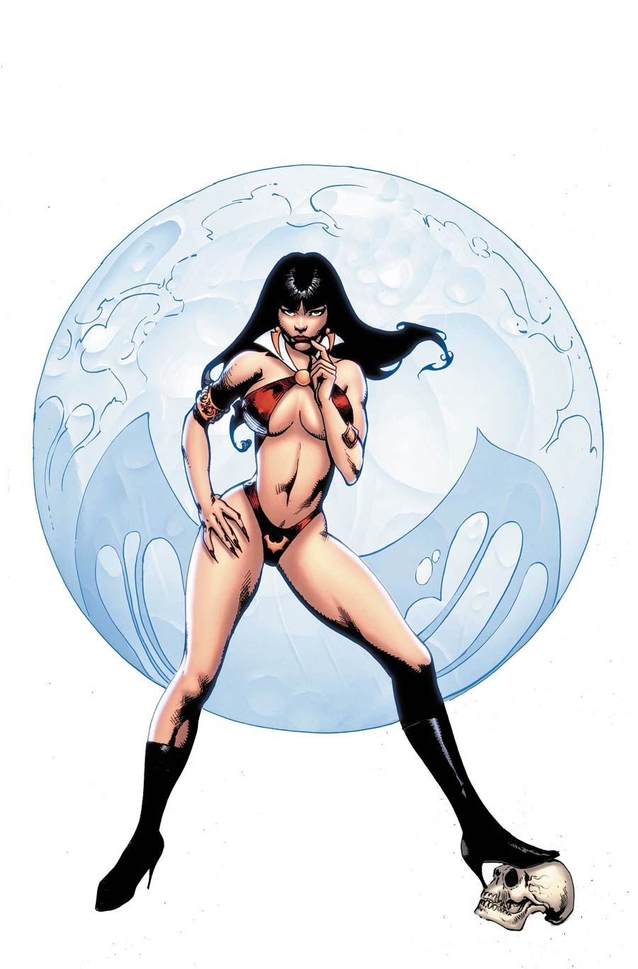 Vampirella Vol 8 #25 Cover Z-F Incentive Roberto Castro & Trish Forstner Virgin Cover