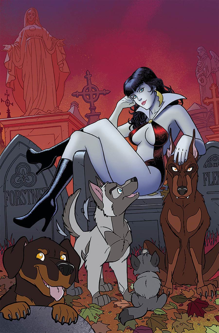 Vampirella Vol 8 #25 Cover Z-H Incentive Tony Fleecs & Trish Forstner Virgin Cover