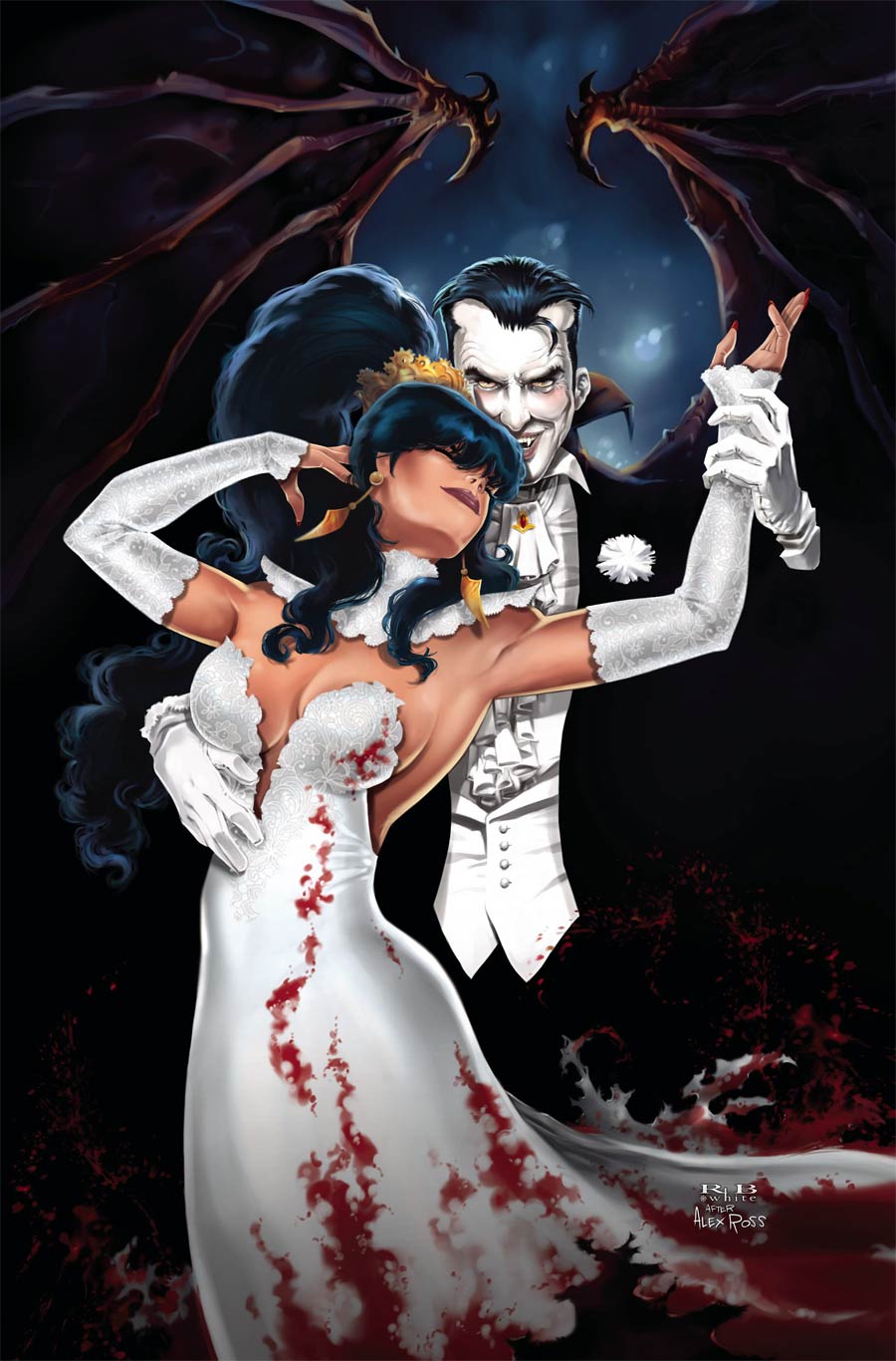Vampirella Vol 8 #25 Cover Z-J Incentive RB White Virgin Cover