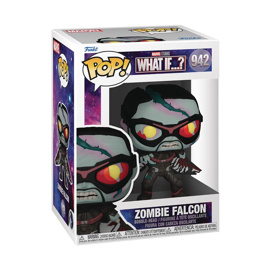 POP Marvel What If Series 2 Zombie Falcon Vinyl Bobble Head