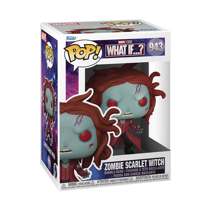 POP Marvel What If Series 2 Zombie Scarlet Witch Vinyl Bobble Head