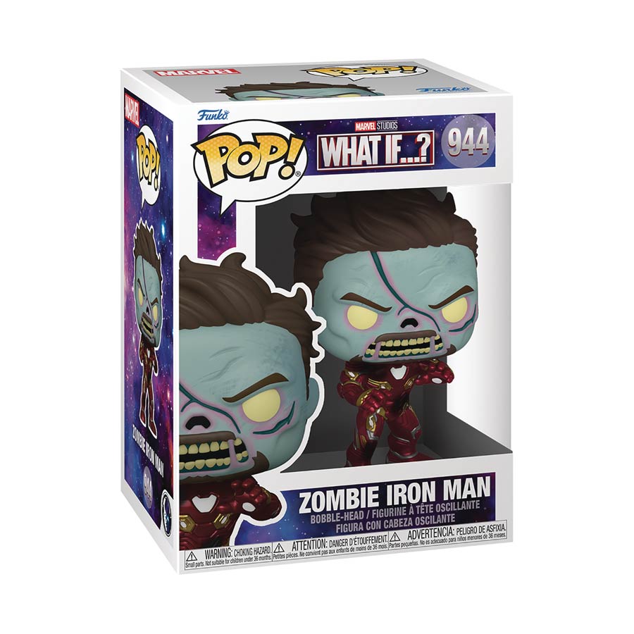 POP Marvel What If Series 2 Zombie Iron Man Vinyl Bobble Head
