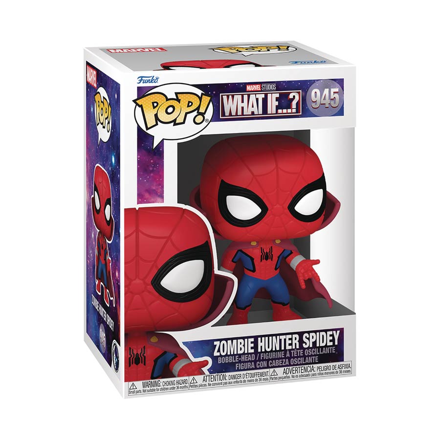 POP Marvel What If Series 2 Zombie Hunter Spidey Vinyl Bobble Head