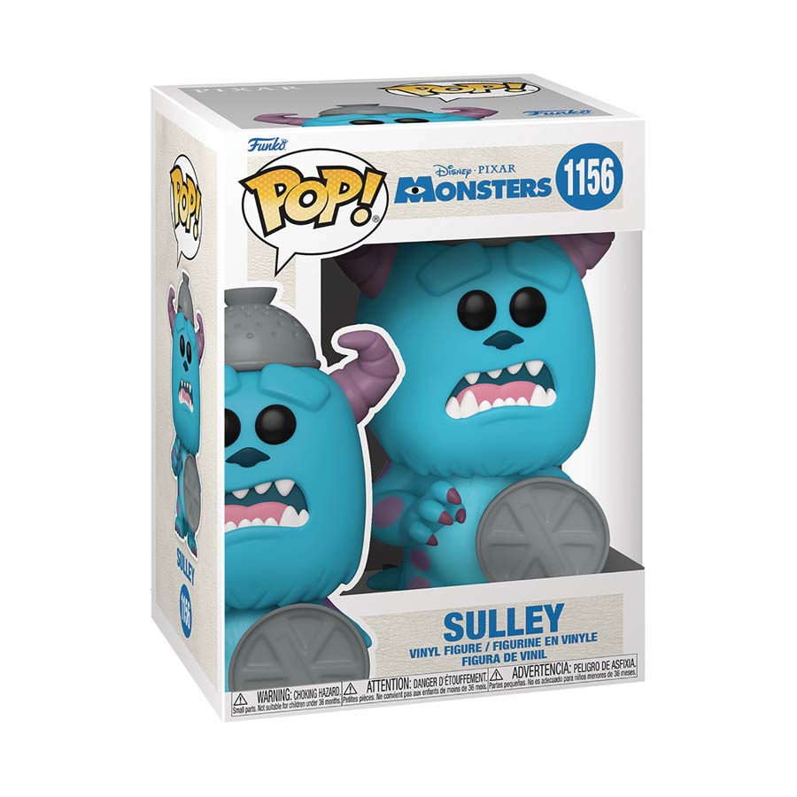 POP Disney Monsters Inc 20th Anniversary Sulley With Lid Vinyl Figure