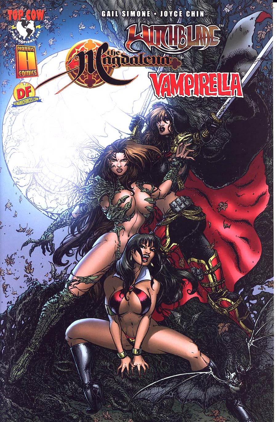 Witchblade Magdalena Vampirella Convergence #1 Cover A DF Exclusive Regular Cover