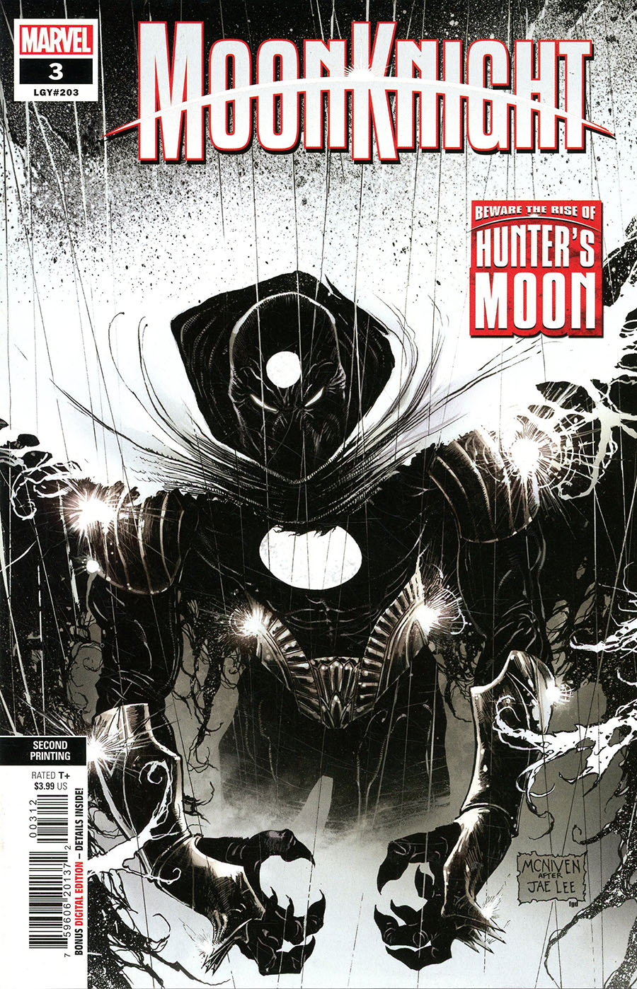 Moon Knight Vol 9 #3 Cover D 2nd Ptg Steve McNiven Variant Cover (Limit 1 Per Customer)